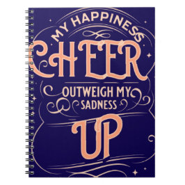 CUADERNO  HAPPINESS CHEER UP  SPIRAL NOTEBOOK 