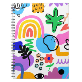 Cuaderno Happy and colorful abstract designs