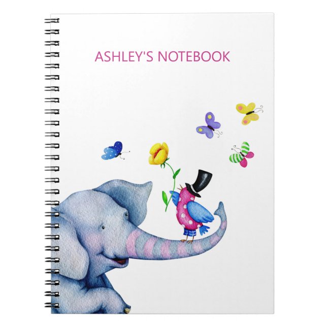 Cuaderno Happy Baby Elephant (Frente)