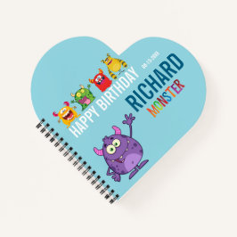 Cuaderno Happy Birthday FUN Monsters kids