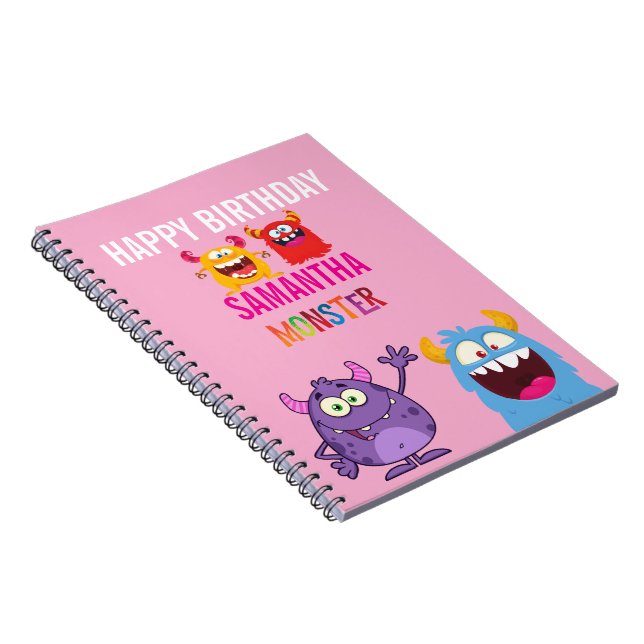 Cuaderno Happy Birthday FUN Monsters kids (Lado Derecho)