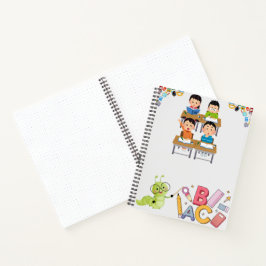 Cuaderno Happy Classroom Kids with Bookworm Teacher