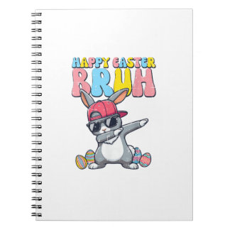 Cuaderno Happy Easter Bruh Bunny Dab Rabbit Dance Boys Kids