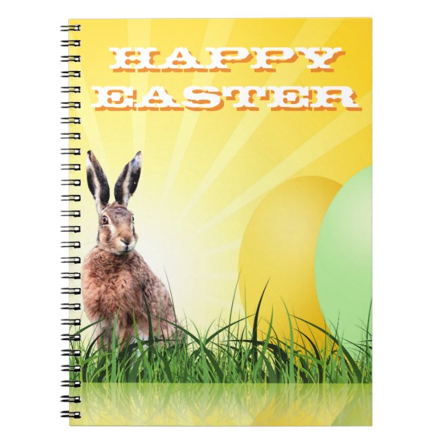 Cuaderno HAPPY EASTER - Bunny & Eggs (Frente)