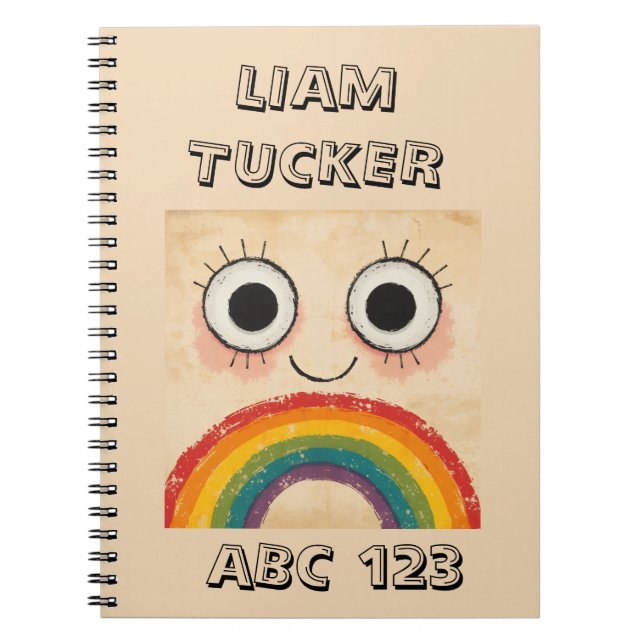 CUADERNO HAPPY FACE RAINBOW (Frente)