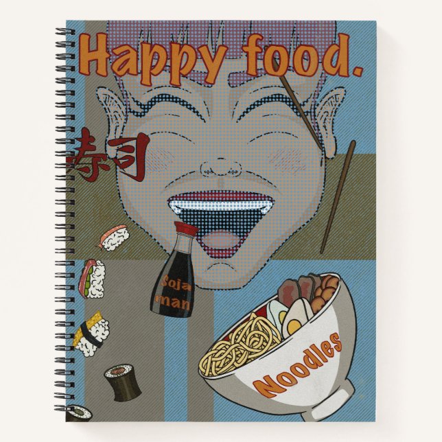 Cuaderno Happy food (Anverso)