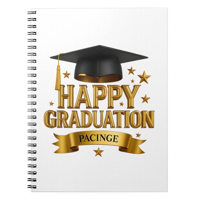 Cuaderno Happy Graduation  (Frente)