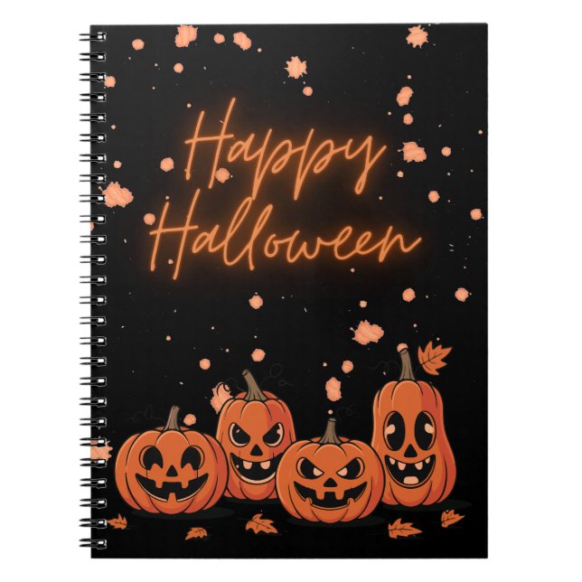 Cuaderno Happy Halloween Postcard (Frente)
