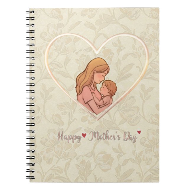 Cuaderno Happy Mother's Day Floral (Frente)