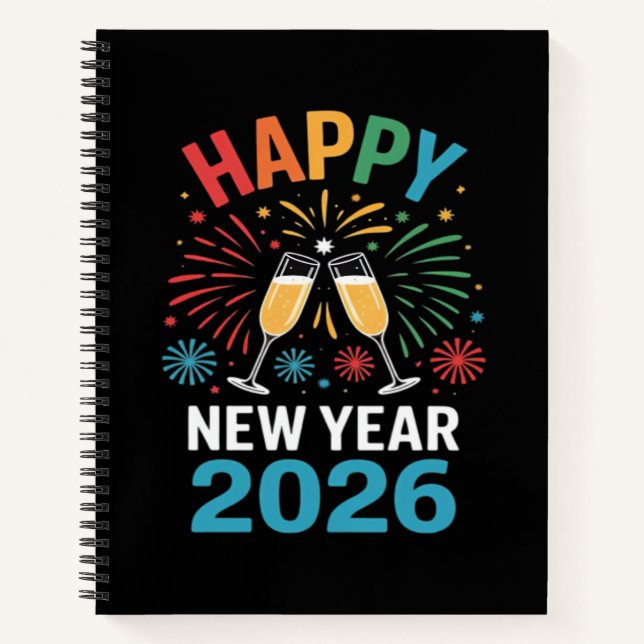 Cuaderno Happy New Year 2026 Party Funny New Years Eve 2026 (Anverso)