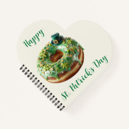Cuaderno Happy St. Patrick’s Day Donut with Leprechaun Hat