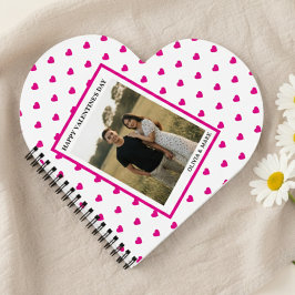 Cuaderno Happy Valentine’s Day  Pink Heart Custom love