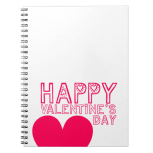 Cuaderno Happy Valentine's day Cute typo Notebook