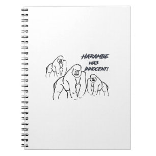 Cuaderno ¡Harambe fue inocente!
