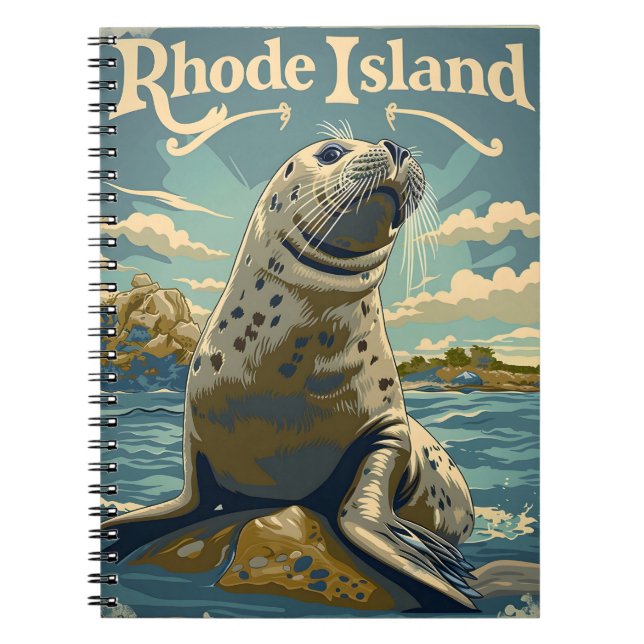 Cuaderno Harbour Seal Rhode Island (Frente)