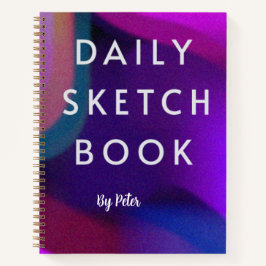Cuaderno Hardcover Sketchbook with bright colors
