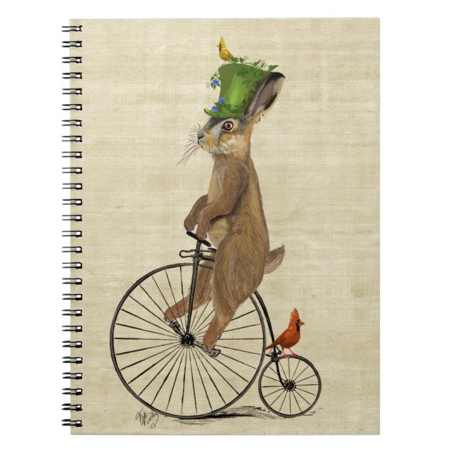 Cuaderno Hare de Marzo sobre Penny Farthing 3 (Frente)