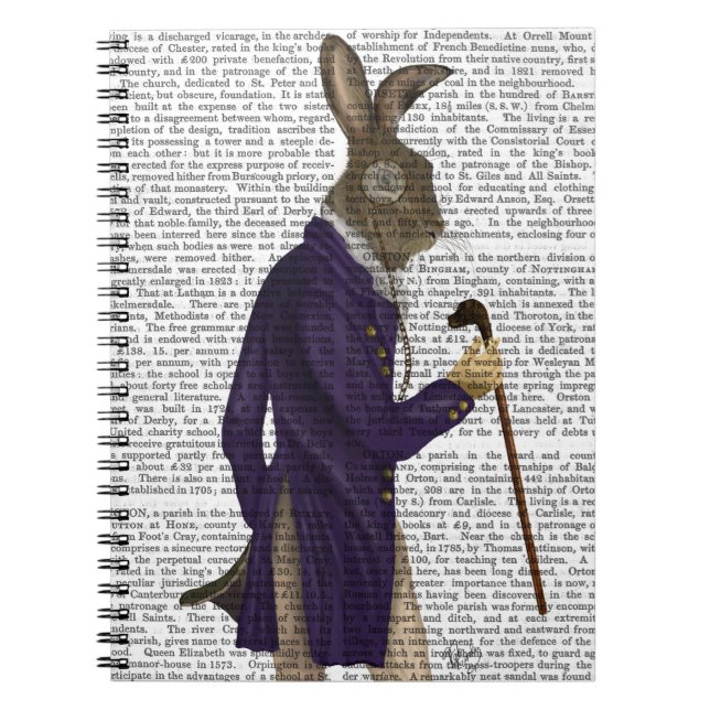 Cuaderno Hare In Purple Coat (Frente)