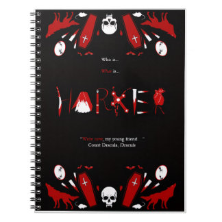Cuaderno Harker - Bloc de notas Drácula