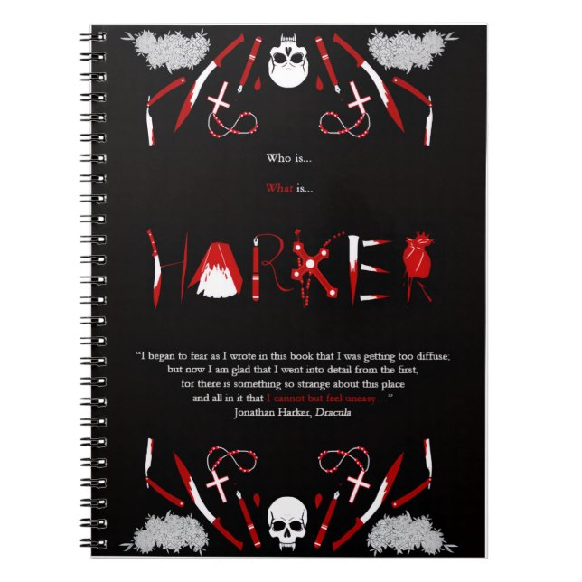 Cuaderno Harker - Jonathan Notebook (Frente)