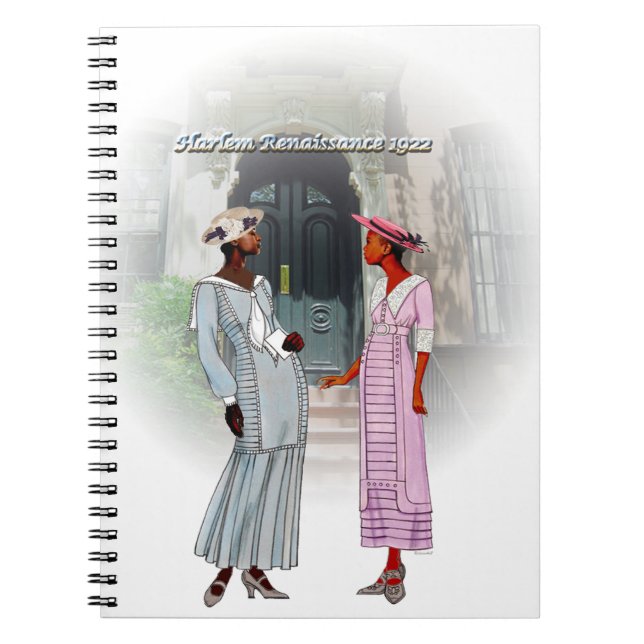 Cuaderno Harlem Renaissance Conversation – 1922 Watercolor  (Frente)