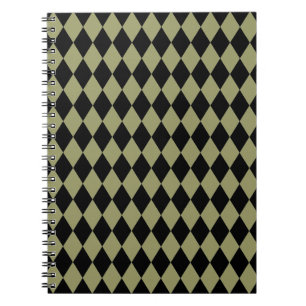 Cuaderno Harlequin Aguacate y Negro