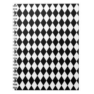 Cuaderno Harlequin Blanco y negro