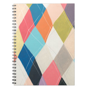 Cuaderno Harlequin Hopscotch - Patrón Argyle