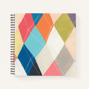 Cuaderno Harlequin Hopscotch - Patrón Argyle