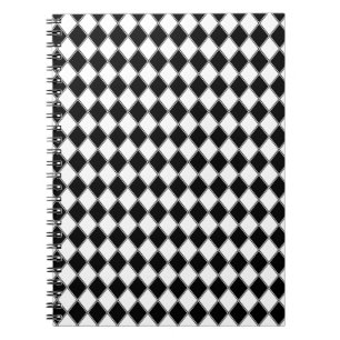 Cuaderno Harlequin, Jester Blanco y Negro