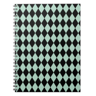Cuaderno Harlequin Seafoam y Black