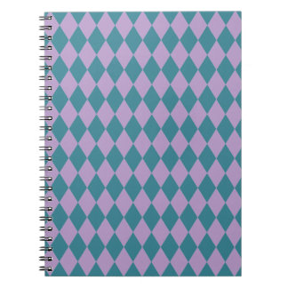 Cuaderno Harlequins Lilac y Verde azulado