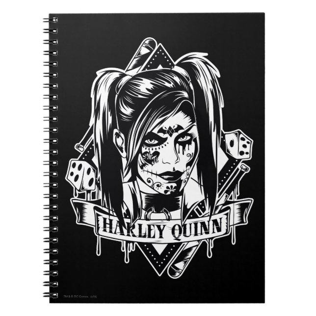 Cuaderno Harley Quinn Badge (Frente)