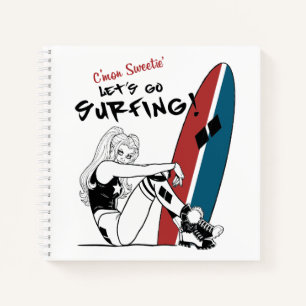 Cuaderno Harley Quinn - Vamos a practicar surf
