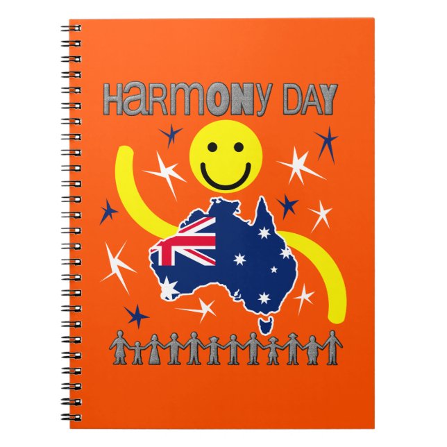 Cuaderno Harmony Day Australia  (Frente)