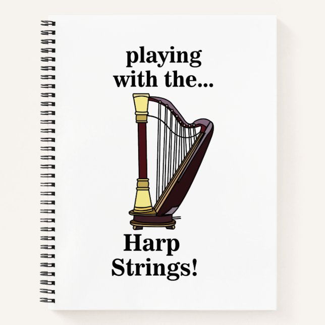 Cuaderno Harp Instrumento Musical Harp (Anverso)