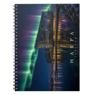 Cuaderno Harpa Reykjavik Bajo las Luces del Norte