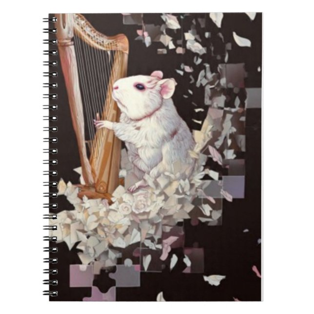 Cuaderno Harping Rat Notebook – Minimal Elegant Cover (Frente)