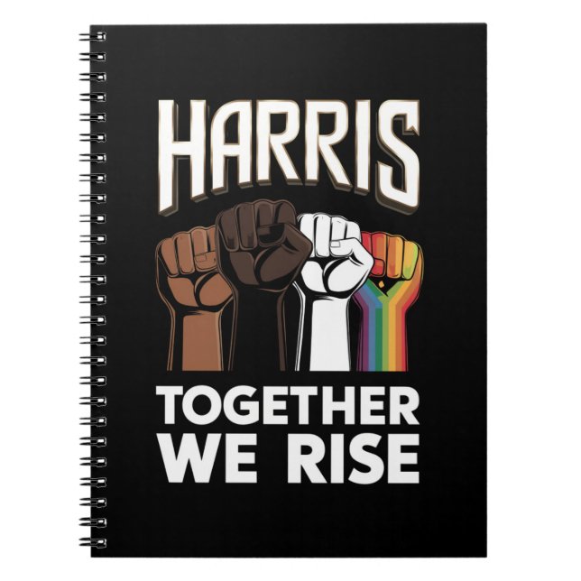Cuaderno Harris 2024 Elecciones LGBT Kamala Harris 2024 (Frente)