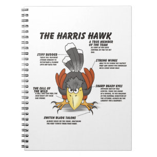 Cuaderno Harris Hawk Personalizado