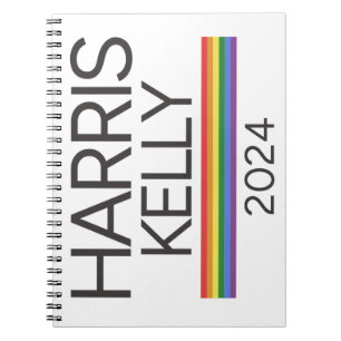Cuaderno Harris Kelly 2024 Bandera del Orgullo Iris LGBTQ