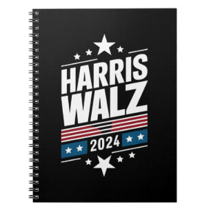 Cuaderno Harris Waltz 2024 Kamala Harris Tim Waltz 2024