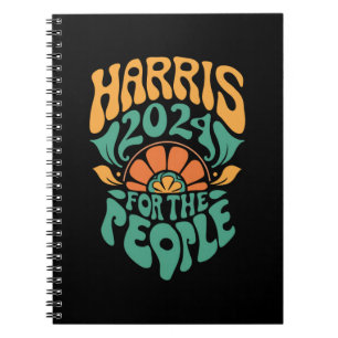 Cuaderno Harris Walz 2024 Elección Presidenta Kamala Harris