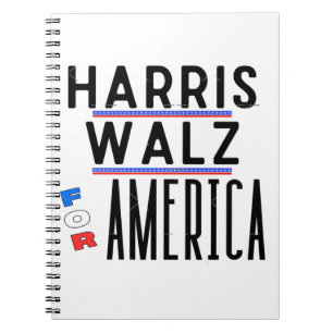 Cuaderno Harris Walz 2024 Pin