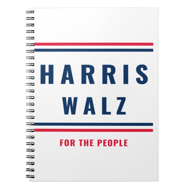 CUADERNO HARRIS WALZ - ELECCIÓN 2024 (Frente)