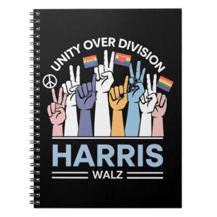 Cuaderno Harris Walz Vals 2024 Unidad Sobre División
