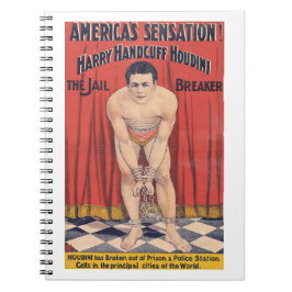Cuaderno Harry Handcuff Houdini, el quebrador de la cárcel
