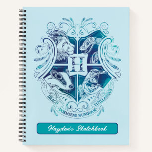 Cuaderno Harry Potter   Aguamenti Escudo de HOGWARTS™ Dibuj