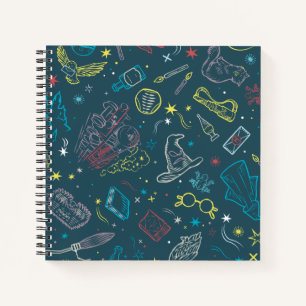 Cuaderno HARRY POTTER™ Artifacts Line Art Pattern