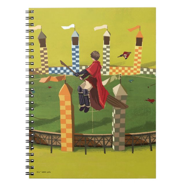 Cuaderno HARRY POTTER™ Buscando la Snitch Dorada (Frente)